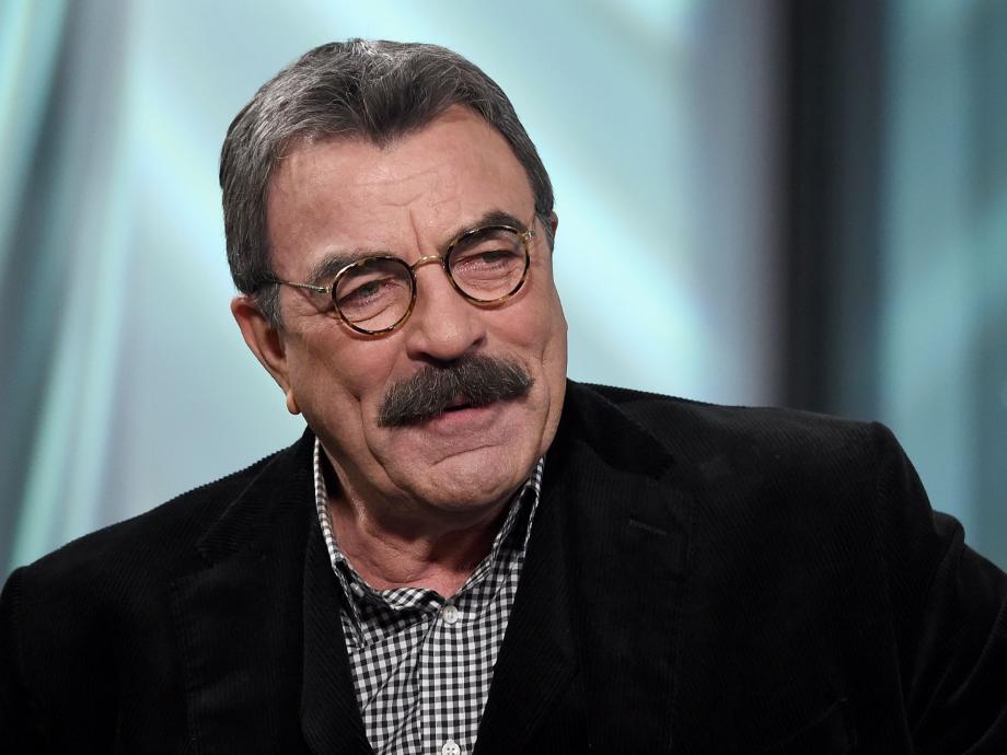 Images of film producer, Tom Selleck